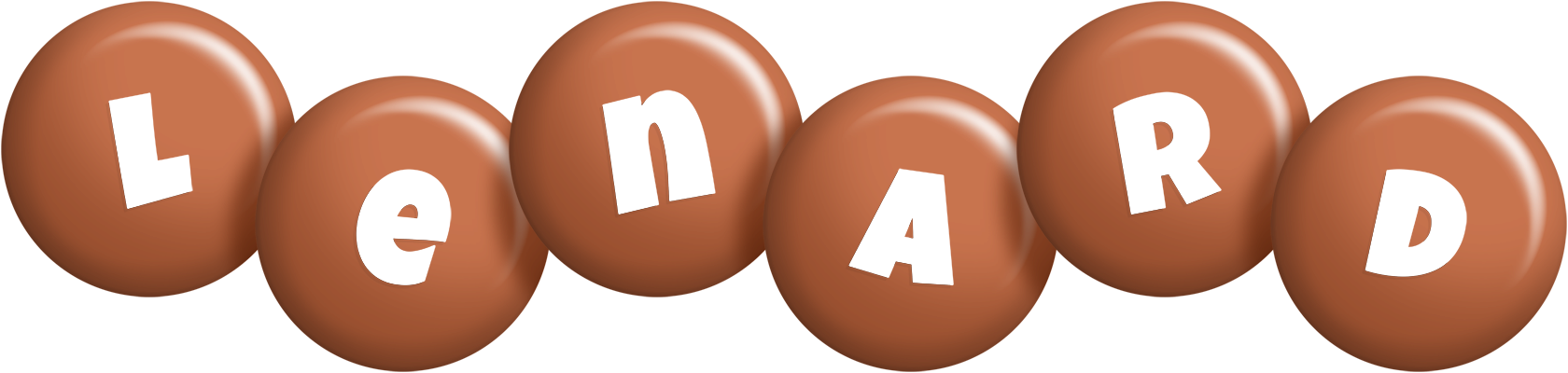 Lenard candy-brown logo