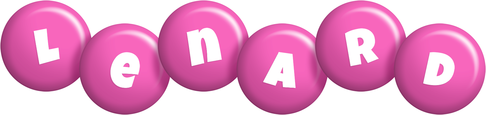 Lenard candy-pink logo