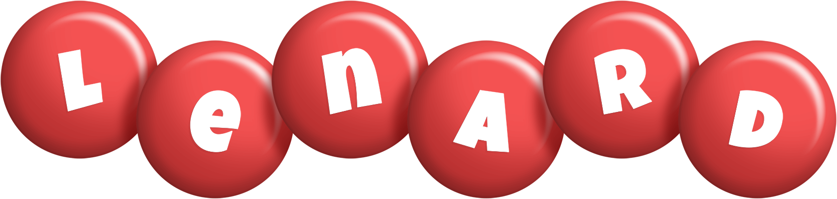 Lenard candy-red logo