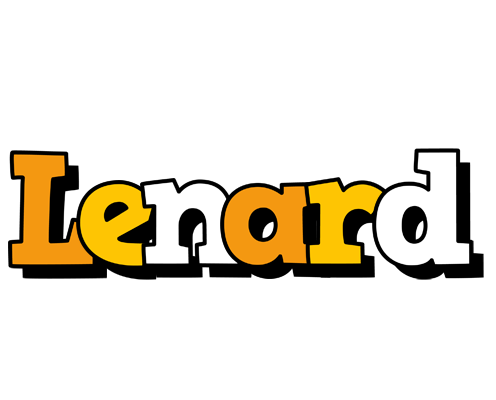 Lenard cartoon logo