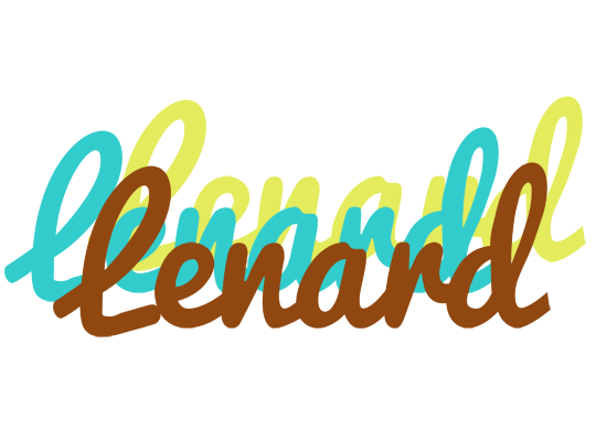 Lenard cupcake logo