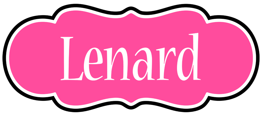 Lenard invitation logo