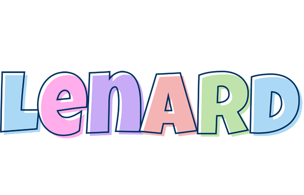 Lenard pastel logo