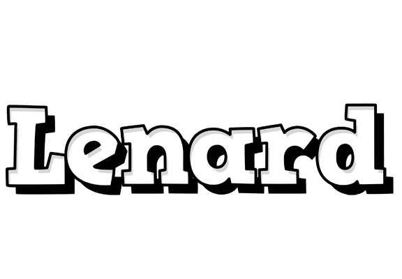 Lenard snowing logo
