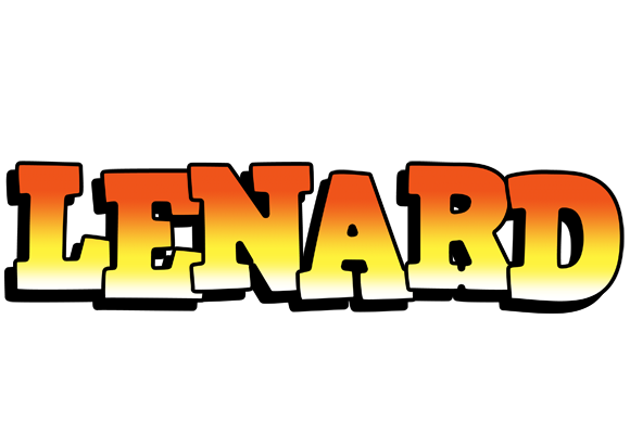 Lenard sunset logo