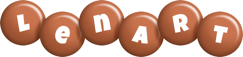 Lenart candy-brown logo