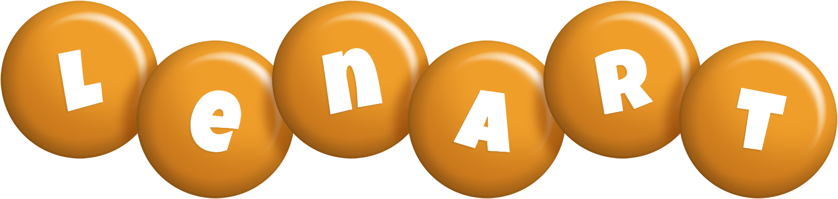 Lenart candy-orange logo