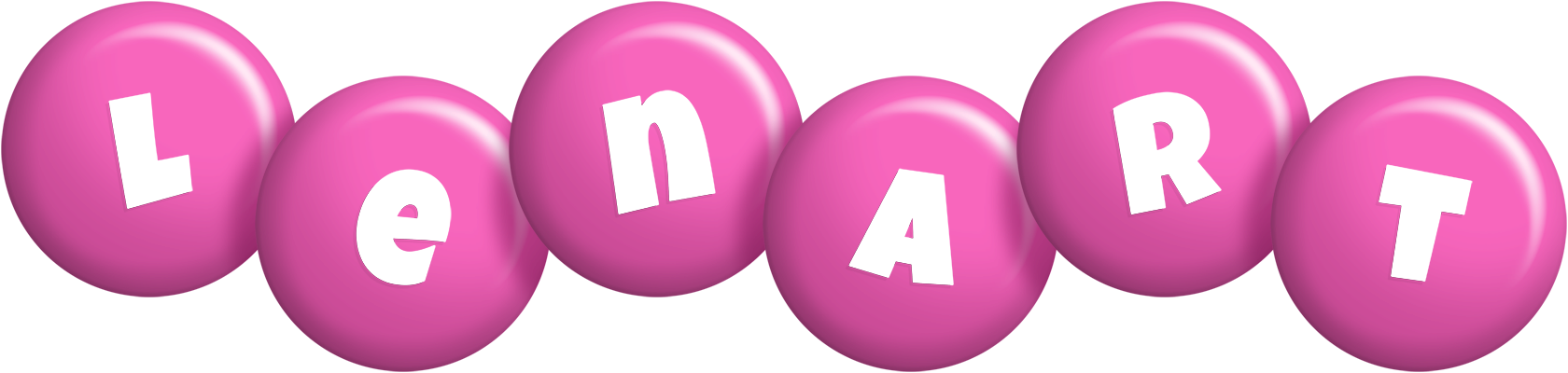 Lenart candy-pink logo