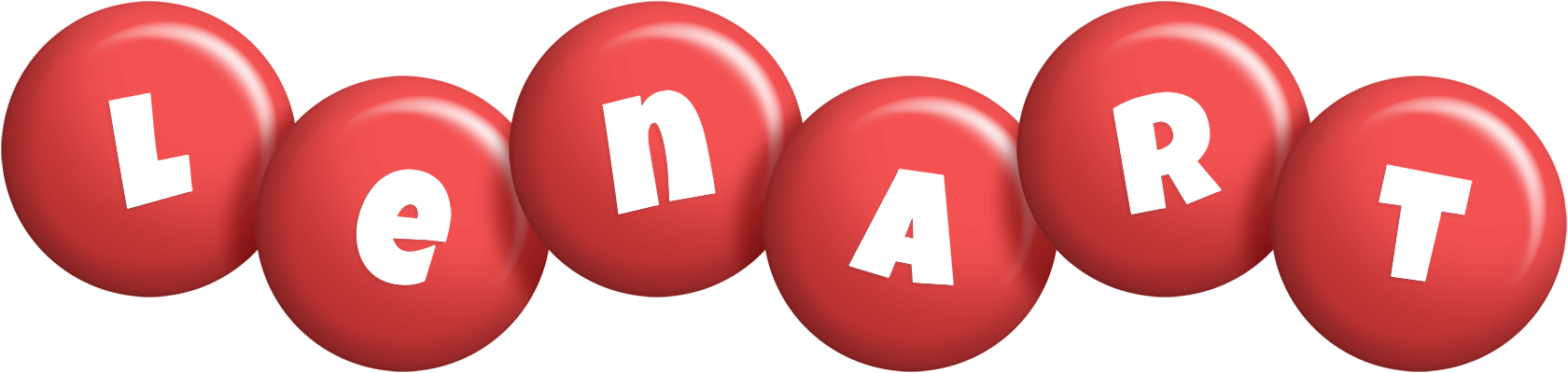 Lenart candy-red logo