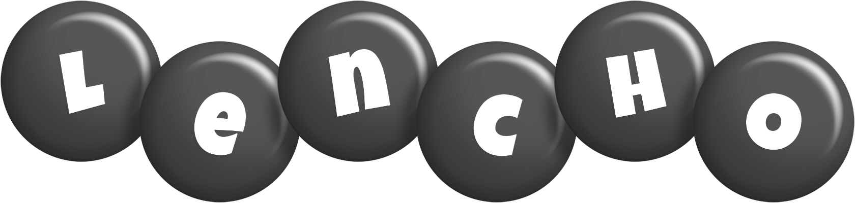 Lencho candy-black logo