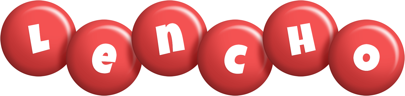 Lencho candy-red logo