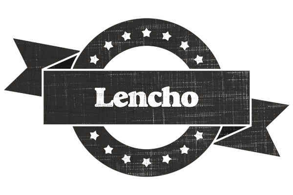 Lencho grunge logo