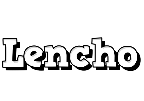 Lencho snowing logo