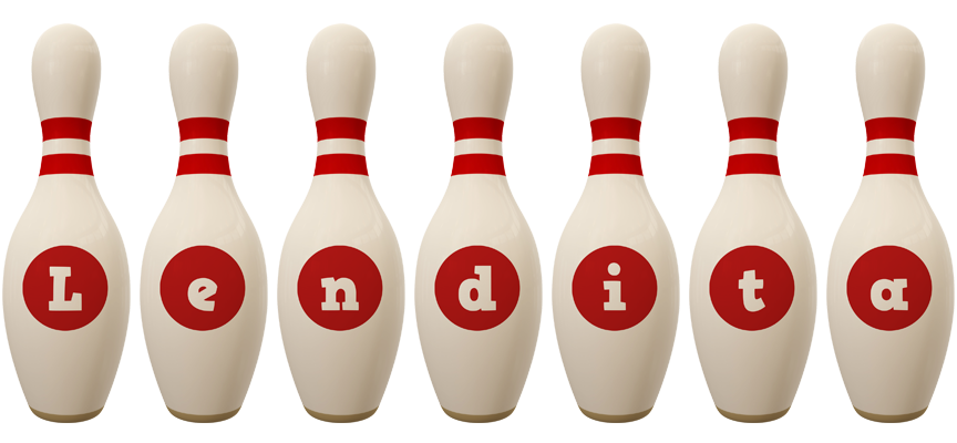 Lendita bowling-pin logo