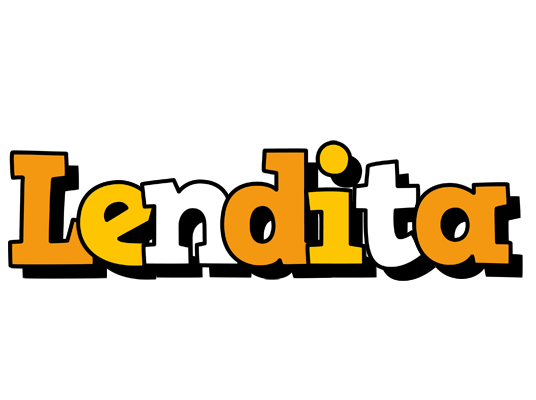 Lendita cartoon logo