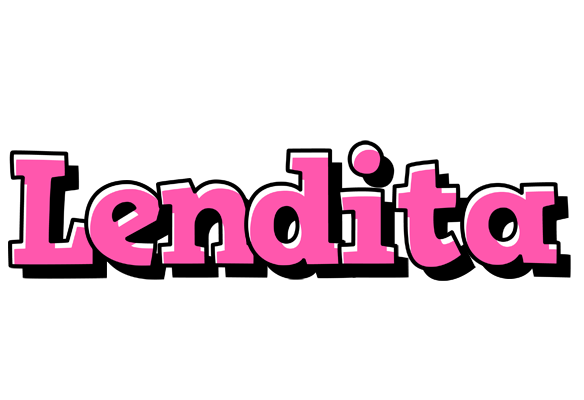 Lendita girlish logo