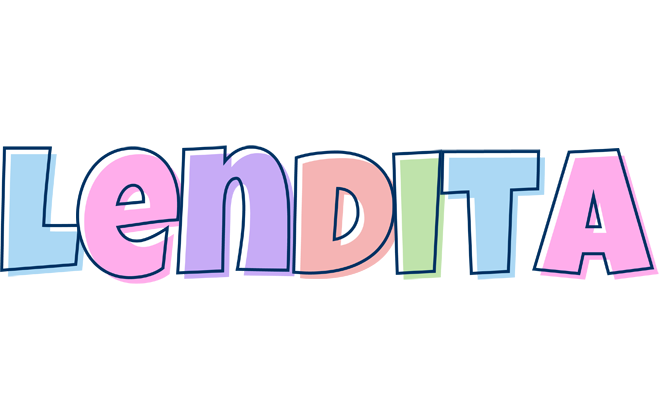 Lendita pastel logo