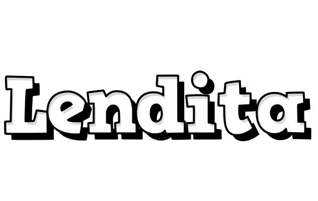 Lendita snowing logo