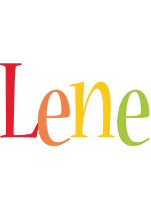 Lene birthday logo