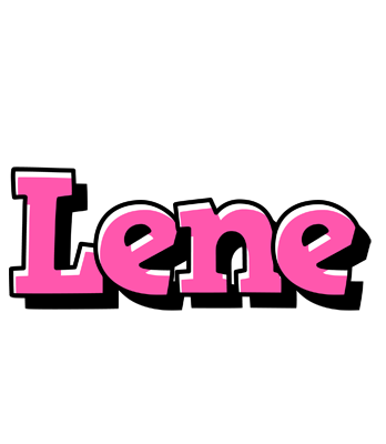 Lene girlish logo