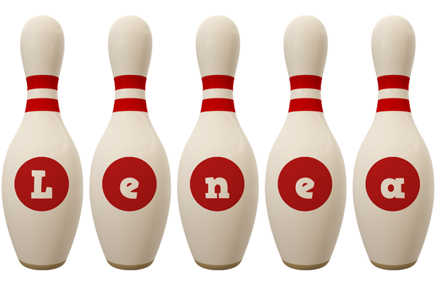 Lenea bowling-pin logo