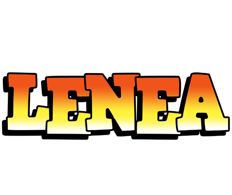 Lenea sunset logo