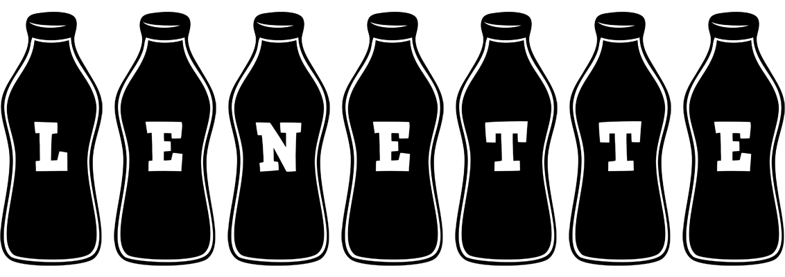 Lenette bottle logo