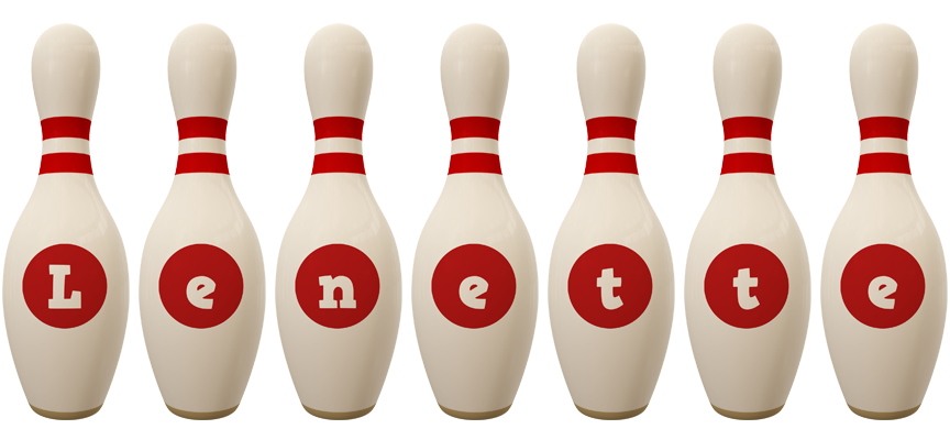 Lenette bowling-pin logo