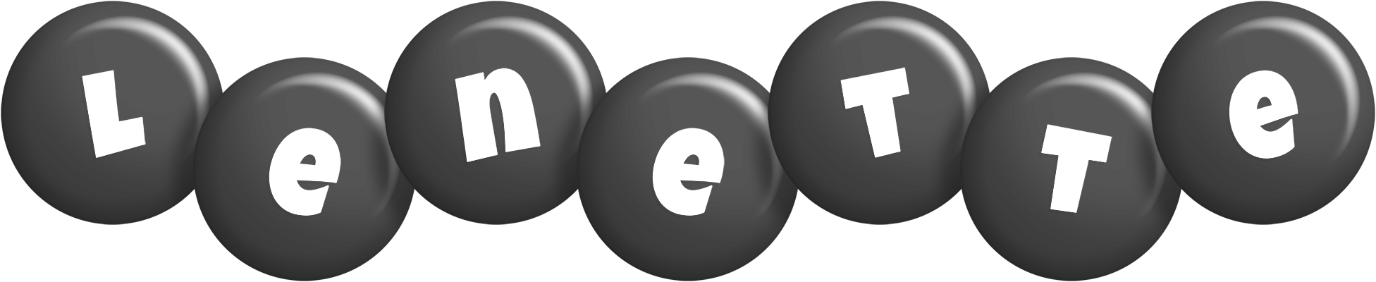 Lenette candy-black logo