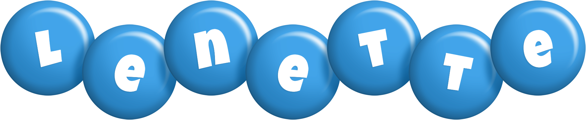 Lenette candy-blue logo