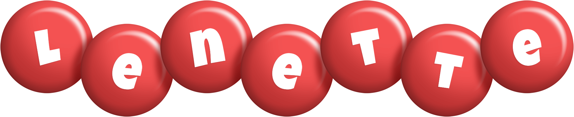 Lenette candy-red logo