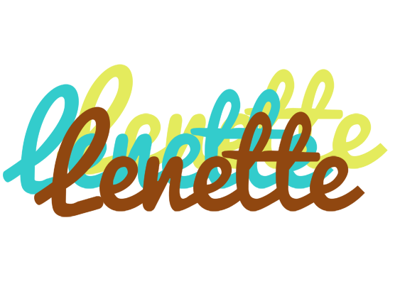 Lenette cupcake logo