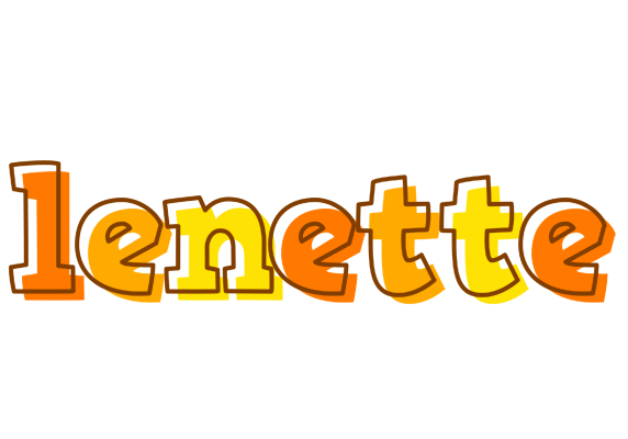 Lenette desert logo