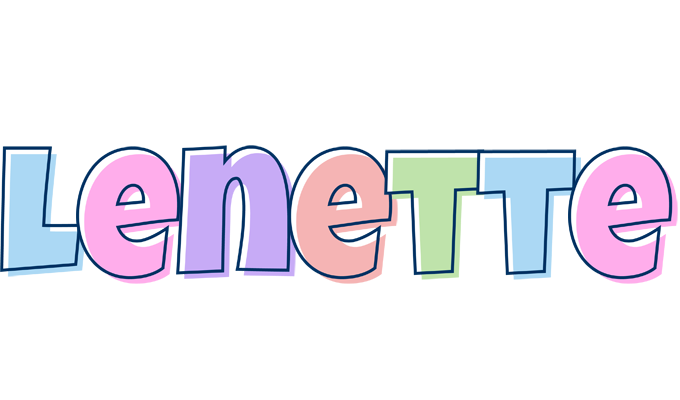 Lenette pastel logo