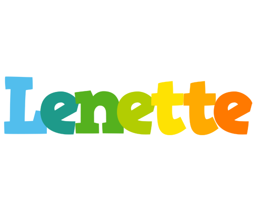 Lenette rainbows logo