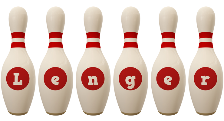 Lenger bowling-pin logo