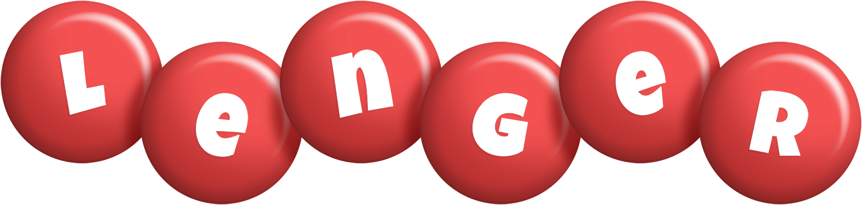 Lenger candy-red logo