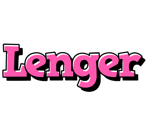 Lenger girlish logo