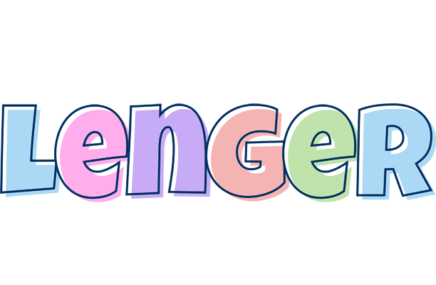 Lenger pastel logo