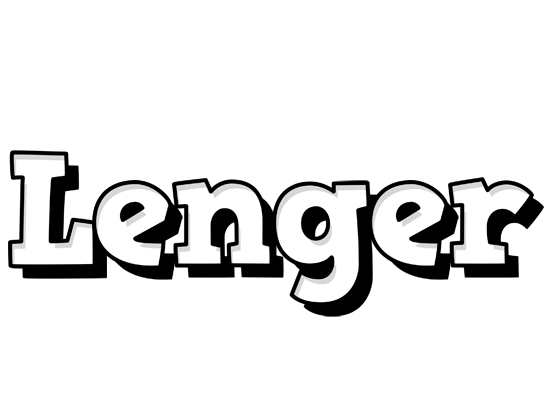 Lenger snowing logo