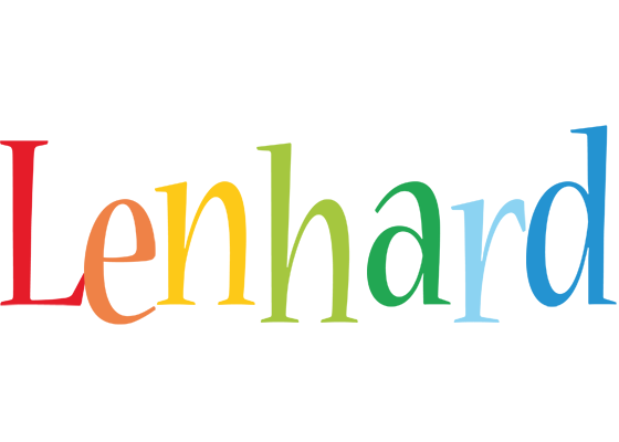 Lenhard birthday logo