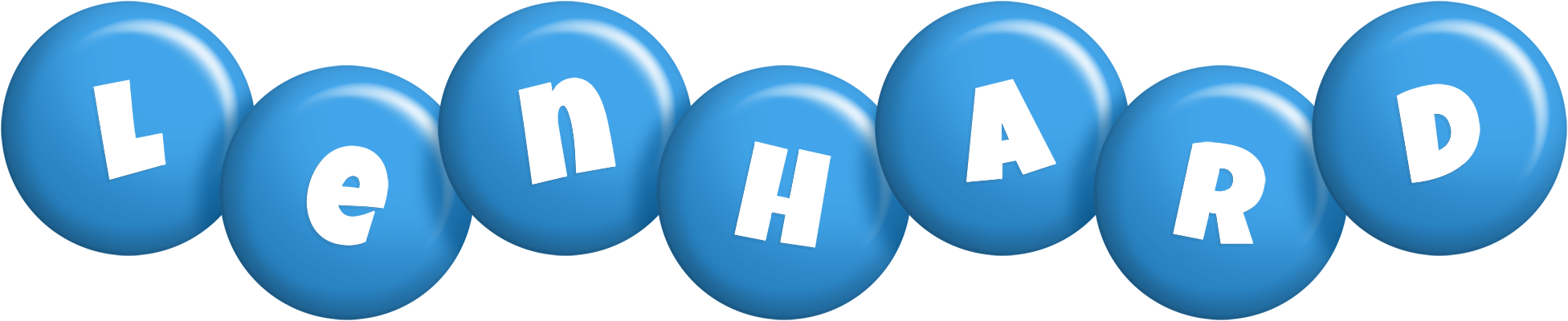 Lenhard candy-blue logo