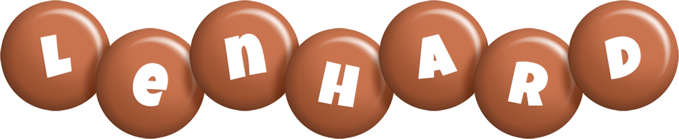 Lenhard candy-brown logo