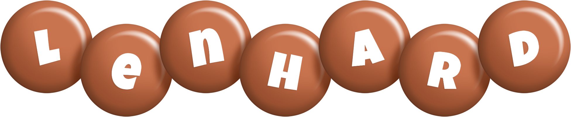 Lenhard candy-brown logo