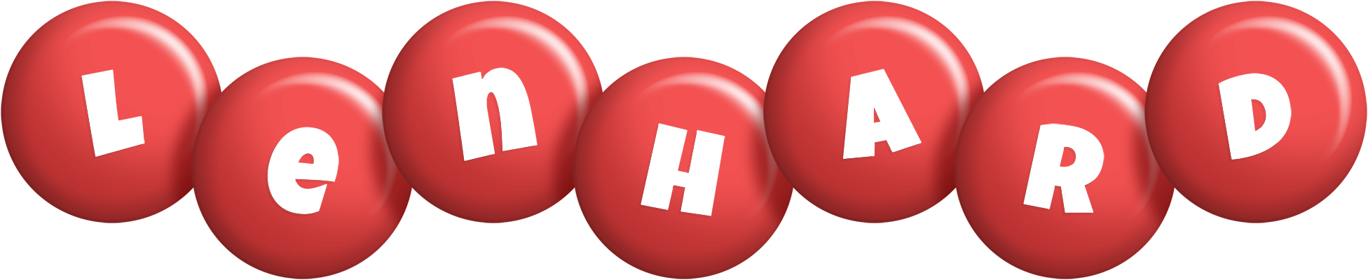 Lenhard candy-red logo