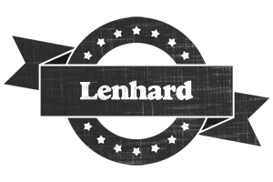 Lenhard grunge logo