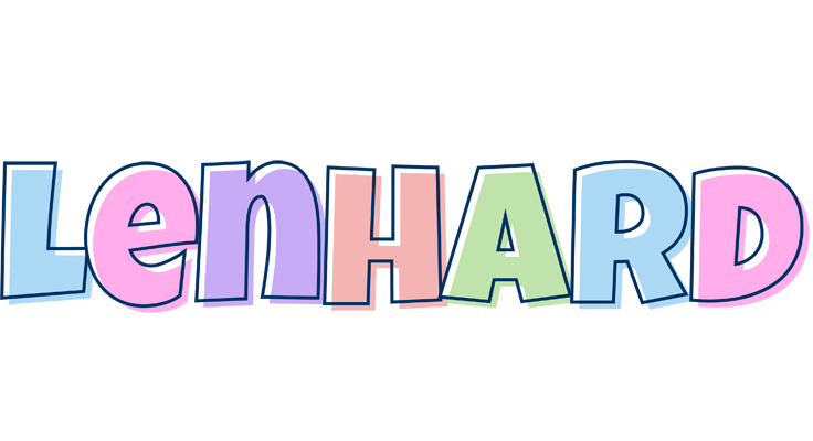 Lenhard pastel logo