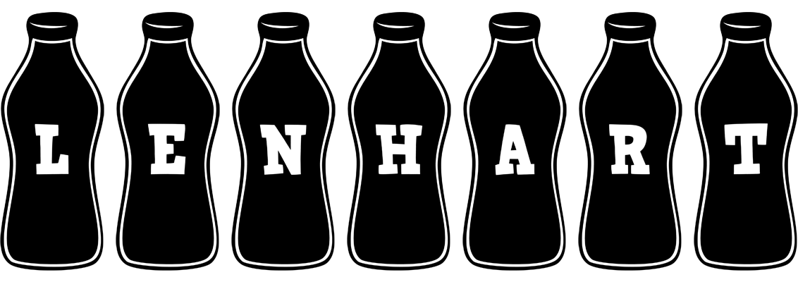 Lenhart bottle logo