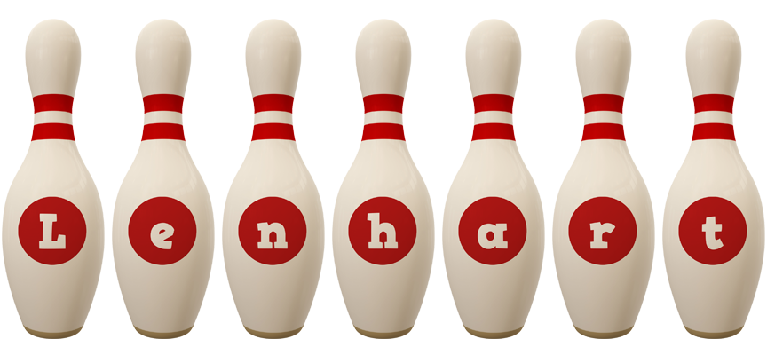 Lenhart bowling-pin logo