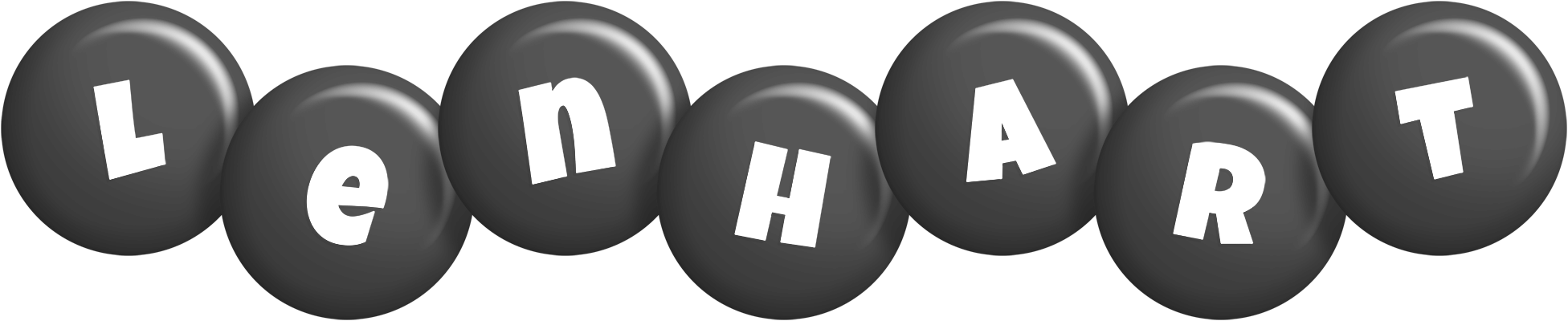 Lenhart candy-black logo